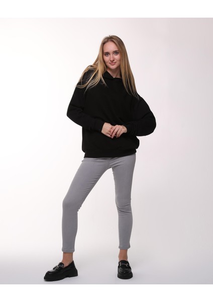 Siyah Oversize Sweatshirt