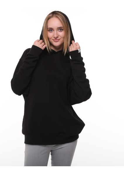 Siyah Oversize Sweatshirt