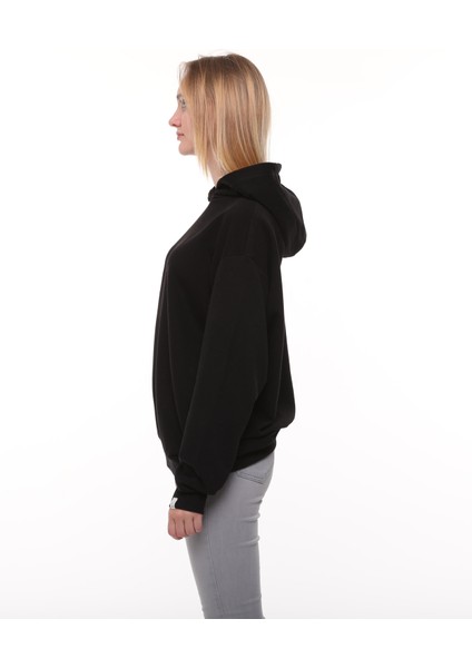 Siyah Oversize Sweatshirt