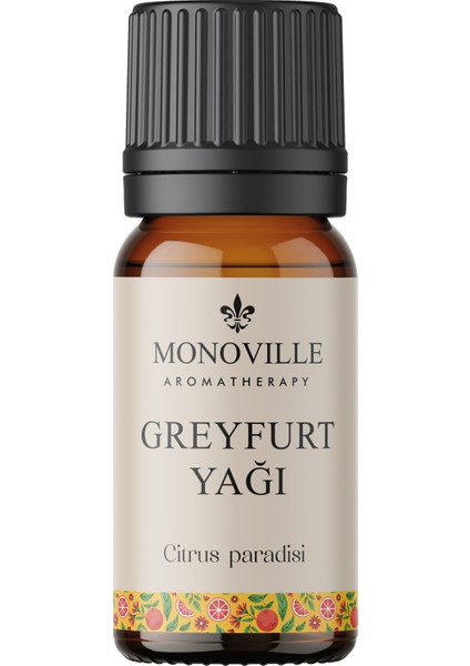 Greyfurt Uçucu Yağı 10 ml %100 Saf Ve Doğal ( Grapefruit Essential Oil )