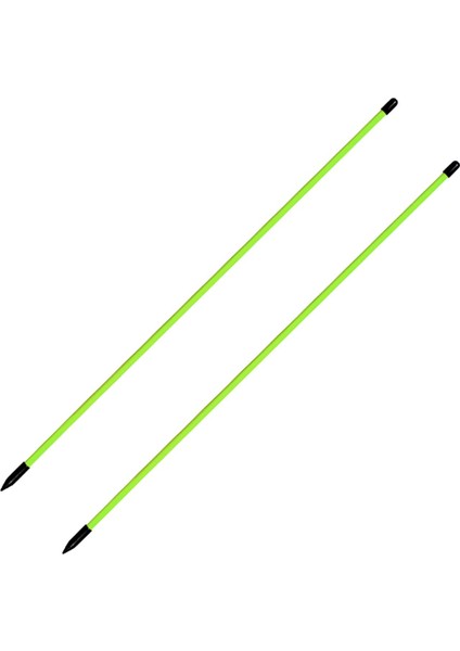 2 Parça Golf Hizalama Çubukları Tam Salınım Uygulaması Için Golf Uygulama Çubukları Yeşil (Yurt Dışından)