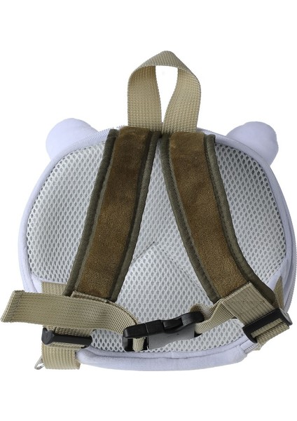 We Bare Bears Lisanslı Yuvarlak Sırt Çantası - Kutup Ayısı 20 cm