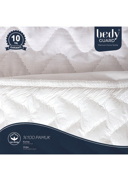 Bedy Guard Royal 300GSM Kapitone Sıvı Geçirmez Yatak Koruyucu Alez