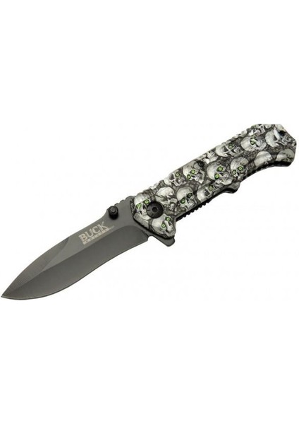 Buck Kurukafa Desenli Outdoor Çakı Tesbih Hediyeli BL-302 20.5 cm