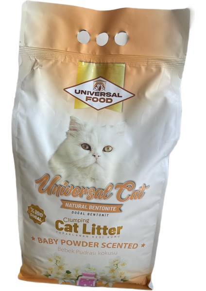 Baby Powder Kokulu Topaklaşan Kedi Kumu 10 L x 1 Adet (Süper Topaklanan , Bentonitli, Kokusuz Kedi Kumu ) modelleri