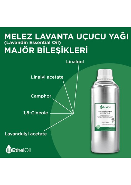 Melez Lavanta(Lavandin) Uçucu Yağı 1 kg Lavandin Oil