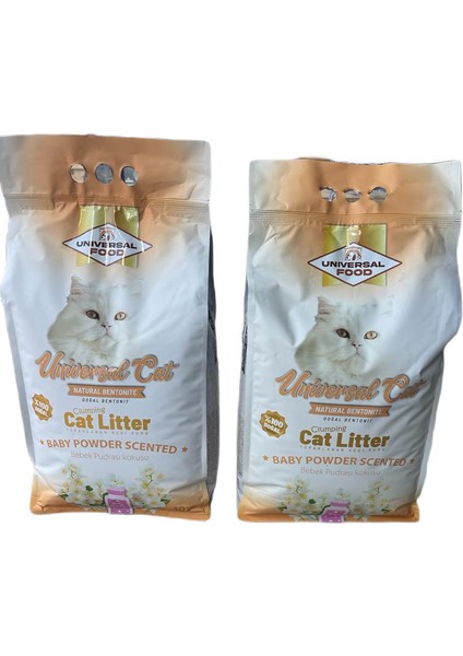 Baby Powder Kokulu Topaklaşan Kedi Kumu 10 L x 2 Adet (Süper Topaklanan , Bentonitli, Kokusuz Kedi Kumu ) fırsatları