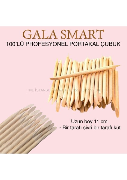 Gala Ahşap Portakal Çubuk 100 Lü