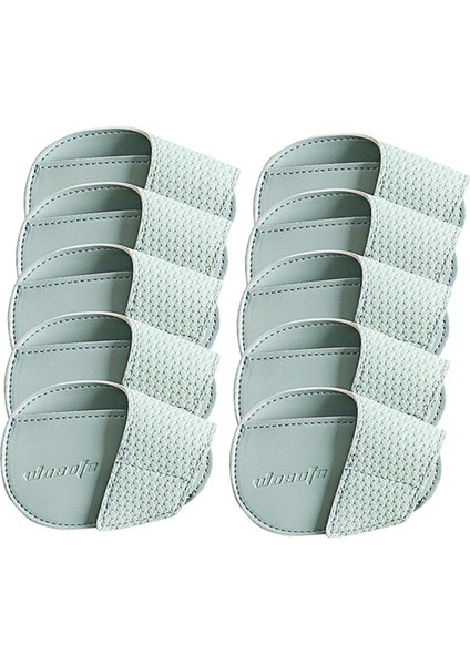 Golf Demir Kafa Golf Eğitim Golfçü Açık Mavi Büyük Için Set Koruyucu Pu Başörtüsü Kapakları (Yurt Dışından)