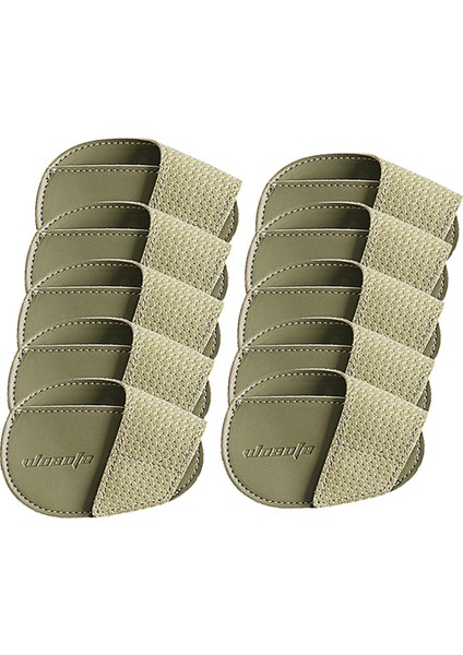 Golf Demir Kafa Golf Eğitimi Golfçü Yeşil Küçük Için Set Koruyucu Pu Başörtüsü Kapakları (Yurt Dışından)