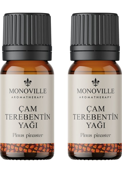 Çam Terebentin Uçucu Yağı 2'li Set %100 Saf Ve Doğal ( Pine Turpentine Oil ) 2x10 ml