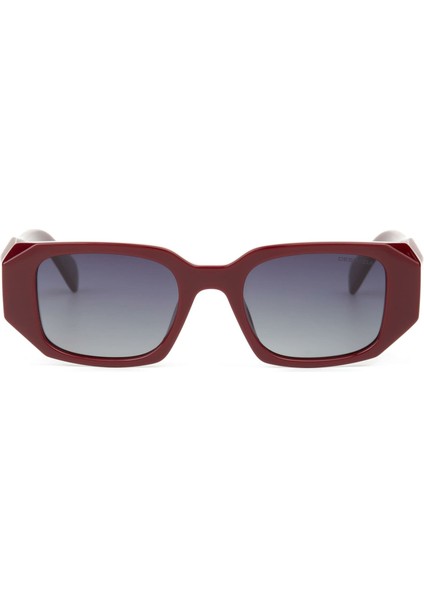 Ds 2295 C 3 Dikdörtgen Bordo Kadın Güneş Gözlüğü fiyatları