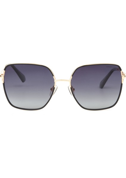 Ds 2292 C 1 Kare Siyah - Altın Kadın Güneş Gözlüğü fiyatları