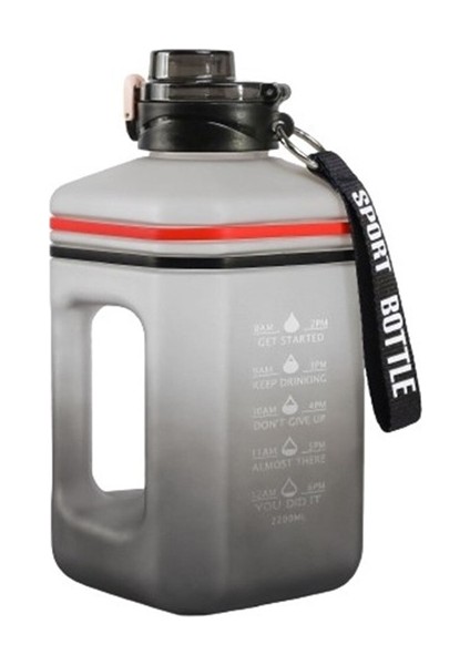 2.2l Taşınabilir Spor Su Şişesi Suluk Matara (Yurt Dışından)