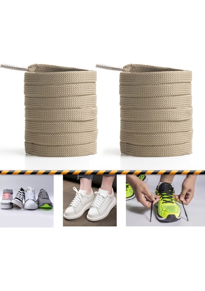 Ütülü Spor Ayakkabı Bağcığı Nike , Snekears , Adidas, Converse Ayakkabı Bağcığı 120 cm