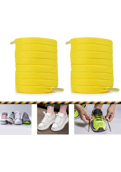 Ütülü Spor Ayakkabı Bağcığı Nike , Snekears , Adidas, Converse Ayakkabı Bağcığı 120 cm