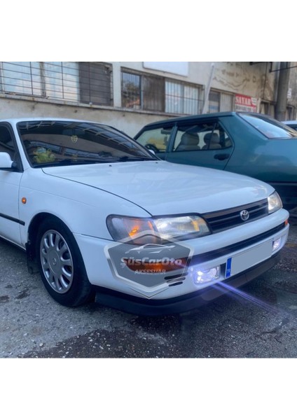 Toyota Corolla AE101 Efsane Kasa 1991-1998 Uyumlu Üniversal Astra H Lip Esnek Ön Lip 2 Parça Tampon Altı Dil Karlık Ön Ek