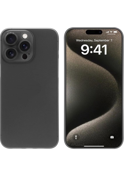 Iphone 15 Pro Kılıf Kamera Korumalı Ultra Ince Sert Hayalet Slim Kapak Buzlu Parmak Izi Yapmaz indirimleri