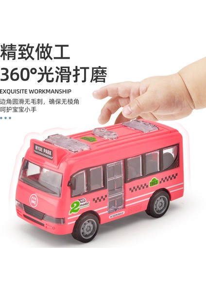 Çocuk Atalet Geri Çekme Karikatür Okul Otobüsü Otobüs Araba Erkek ve Kız Oyuncak Hediye (Yurt Dışından) fırsatları