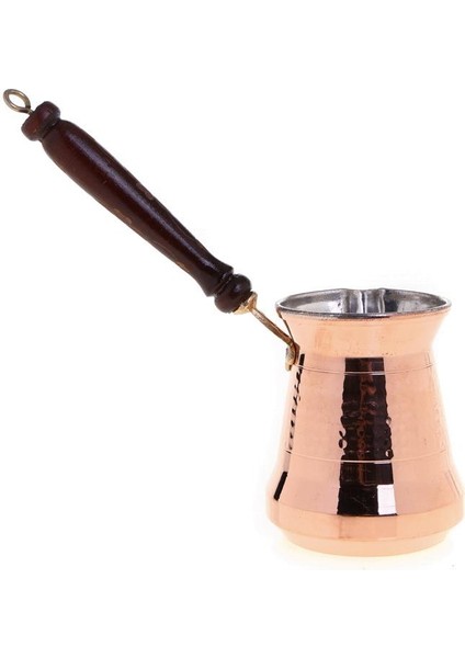 Premium Collection Roman Bakır Cezve 200ML Ahşap Kulp