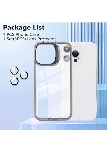 Iphone 15 Pro Kılıf Açılır Kapanır Kamera Standlı Kamera Korumalı + Kamera Lens Camı Bumper Pencereli modelleri