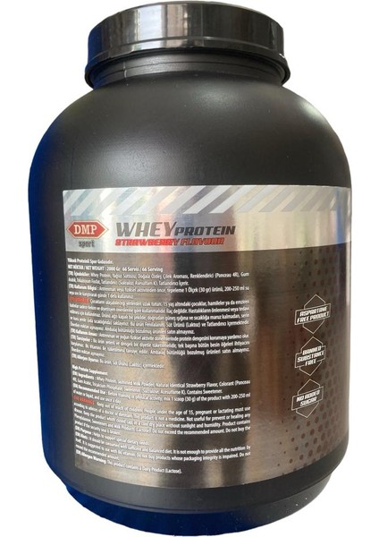 Whey Protein Çilek Aromalı 2000 gr