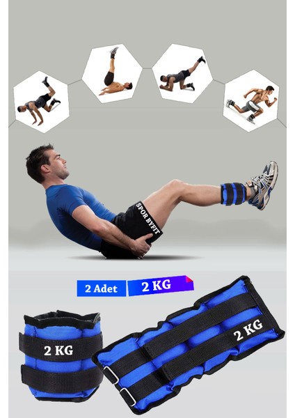 Mavi Deluxe Comfort El Ayak Ağırlığı