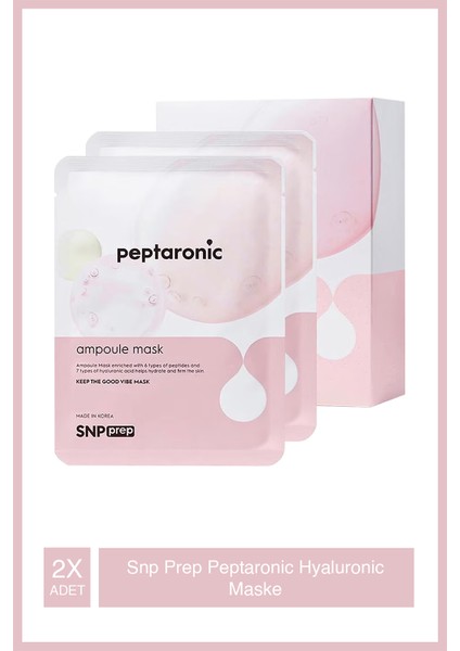 Prep Peptaronic Hyaluronic Maske*2