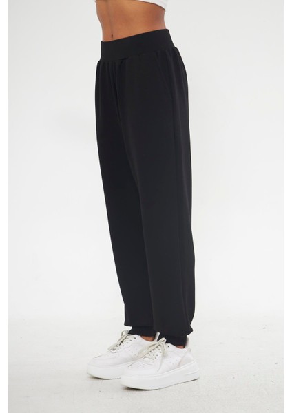 Siyah Kadın Rahat Kalıp Eşofman Altı - Vionera fiyatları