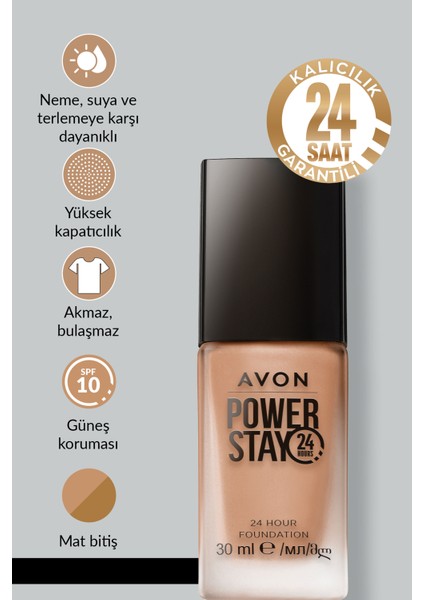 True Power Stay Fondöten 30 ml Shell