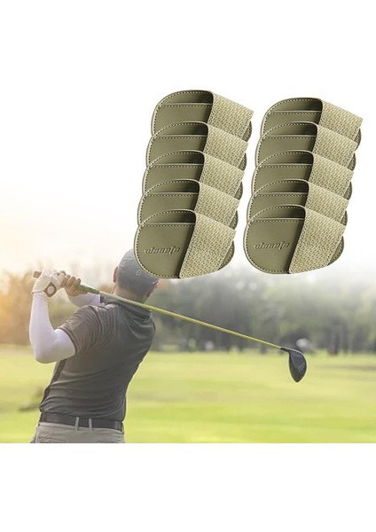 Golf Kafa Kapakları Hafif Dayanıklı Açık Hava Aktiviteleri Için Taşınabilir Atlet Yeşil Büyük (Yurt Dışından) modelleri