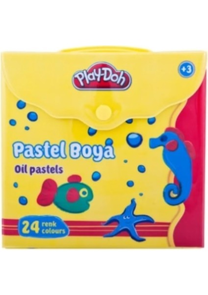 Play-Doh Pastel Boya Çantalı 24 Renk