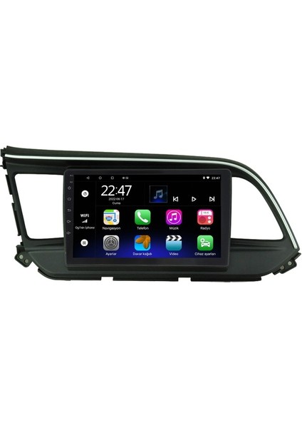 Hyundai Elantra (2014-2015) Android 12 Carplay Navigasyon Multimedya - 2gb Ram 32GB HDD
