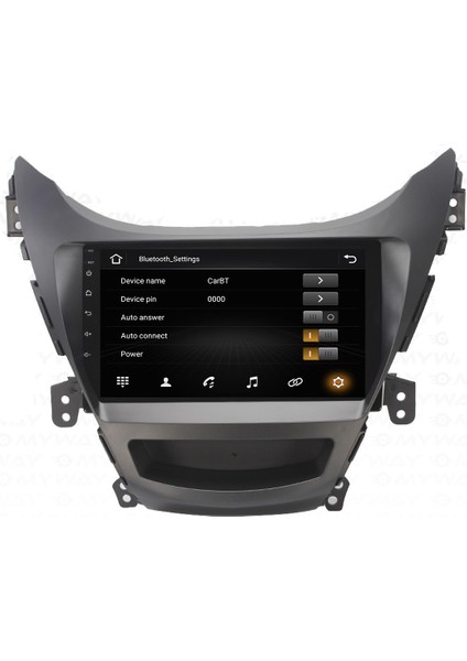 Hyundai Elantra (2021) Android 12 Carplay Navigasyon Multimedya - 4gb Ram 64GB HDD