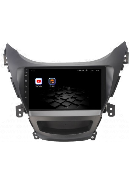 Hyundai Elantra (2021) Android 12 Carplay Navigasyon Multimedya - 4gb Ram 64GB HDD