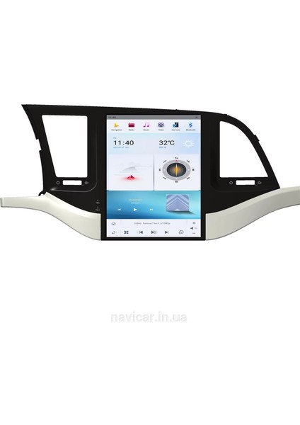 Hyundai Elantra (2016-2018) Android 12 Carplay Navigasyon Tesla Ekran Multimedya - 4gb Ram 64GB HDD