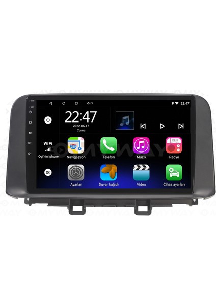 Hyundai Kona (2018-2021) Android 12 Carplay Navigasyon Multimedya - 2gb Ram 32GB HDD