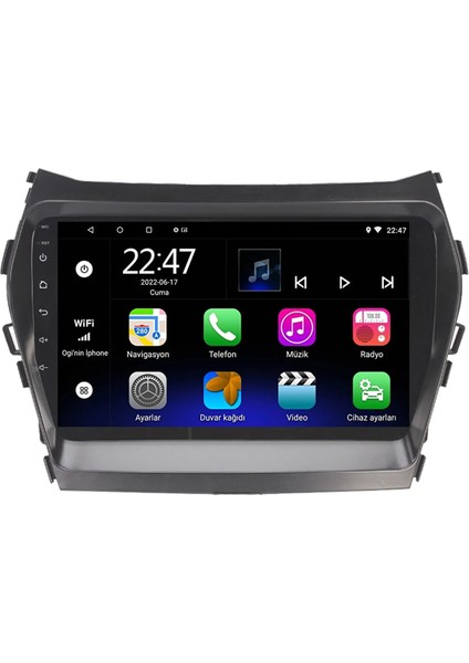 Hyundai İX45 (2013) Android 12 Carplay Navigasyon Multimedya - 2gb Ram 32GB HDD