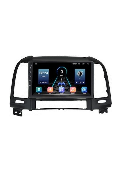 Hyundai Santa Fe (2007-2011) Android 12 Carplay Navigasyon Multimedya - 8gb Ram 128GB HDD