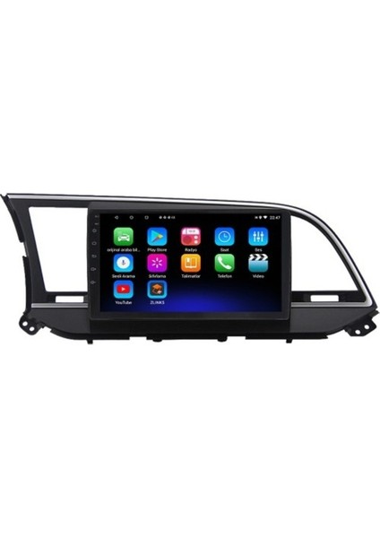 Hyundai Elantra (2016-2018) Android 12 Carplay Navigasyon Multimedya - 2gb Ram 32GB HDD