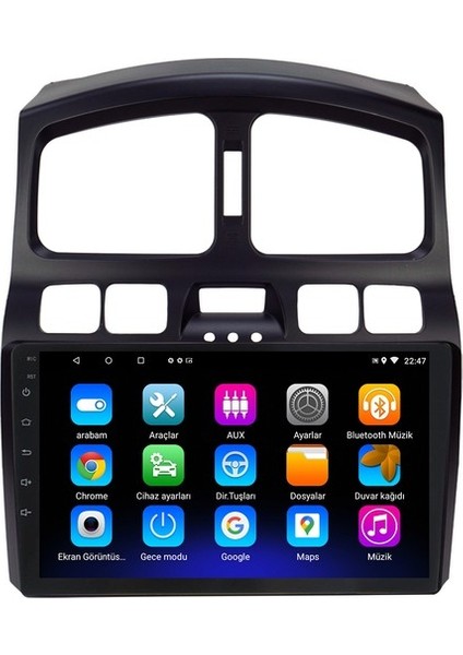 Hyundai Santa Fe (2003) Android 12 Carplay Navigasyon Multimedya - 2gb Ram 32GB HDD fiyatları