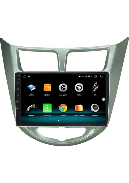 Hyundai Accent Blue Android 12 Carplay Navigasyon Multimedya - 2gb Ram 32GB HDD fiyatları