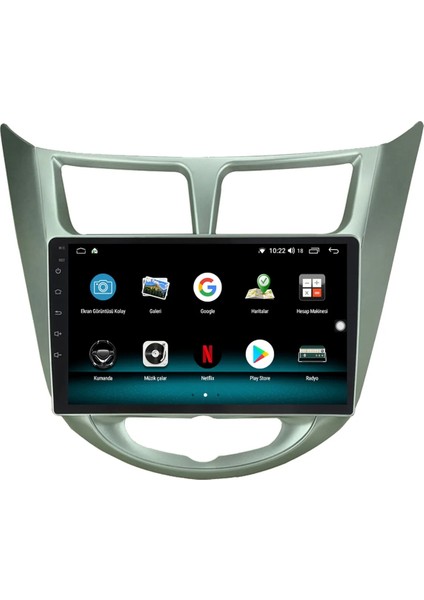 Hyundai Accent Blue Android 12 Carplay Navigasyon Multimedya - 2gb Ram 32GB HDD modelleri