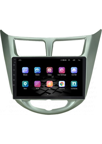 Hyundai Accent Blue Android 12 Carplay Navigasyon Multimedya - 4gb Ram 64GB HDD fiyatları