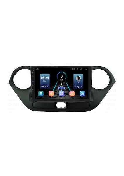 Hyundai I10 (2014-2017) Android 12 Carplay Navigasyon Multimedya - 8gb Ram 128GB HDD