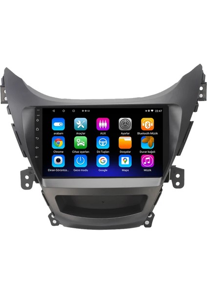 Hyundai Elantra (2021) Android 12 Carplay Navigasyon Multimedya - 2gb Ram 32GB HDD
