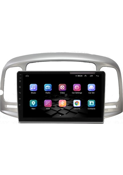 Hyundai Accent Era (2006-2012) Android 12 Carplay Navigasyon Multimedya - 8gb Ram 128GB HDD