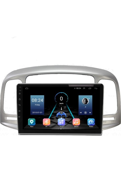 Celali Tuning Hyundai Accent Era (2006-2012) Android 12 Carplay Navigasyon Multimedya - 4gb Ram 64GB HDD