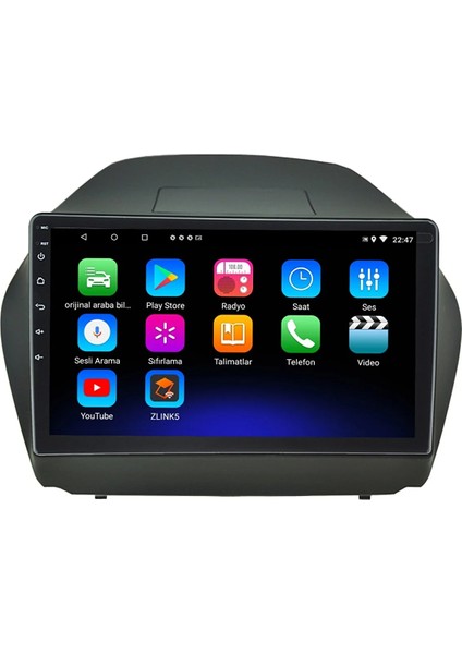 Hyundai İX35 (2012-2016) Android 12 Carplay Navigasyon Multimedya - 2gb Ram 32GB HDD modelleri