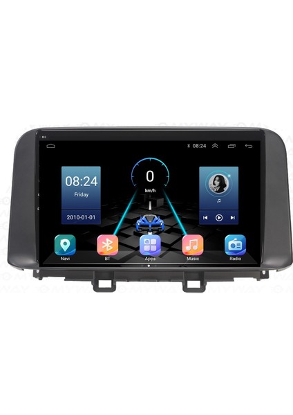 Hyundai Kona (2018-2021) Android 12 Carplay Navigasyon Multimedya - 8gb Ram 128GB HDD